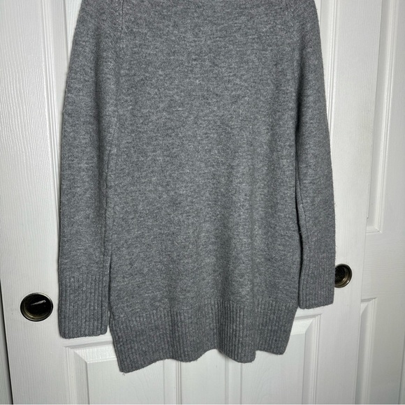 ZARA Women’s Soft Knit Sweater Dress XSmall Heather Grey Preppy Office Normie - Picture 12 of 15